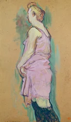 Femme de maison blonde, eine Studie für das Gemälde 